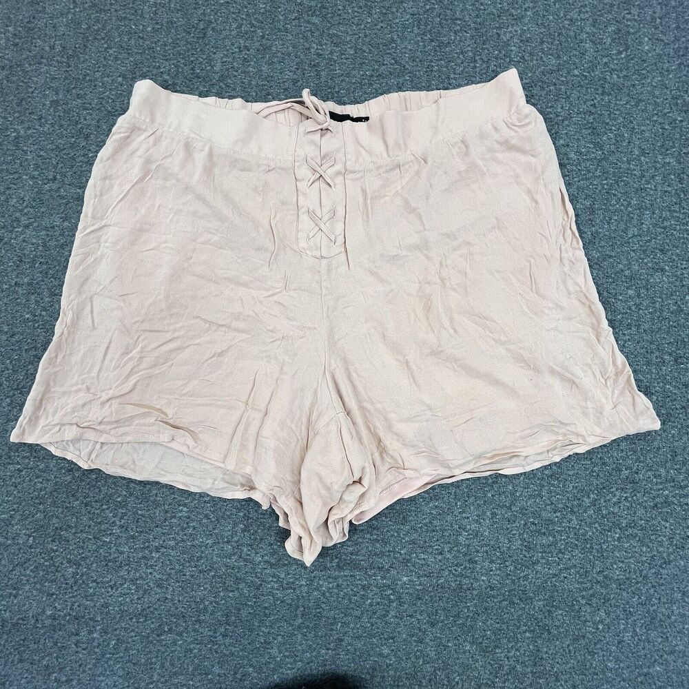 Torrid Shorts Womens 2 Lined Athletic Lightweight Rayon Pink - New